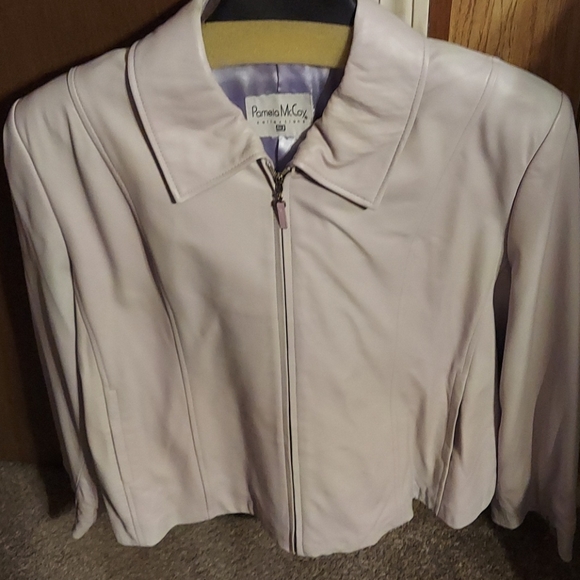COPY - Lamb Leather scuba jacket - Picture 3 of 8